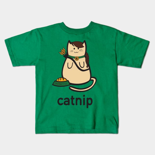 Catnip Kids T-Shirt by RachaelMakesShirts